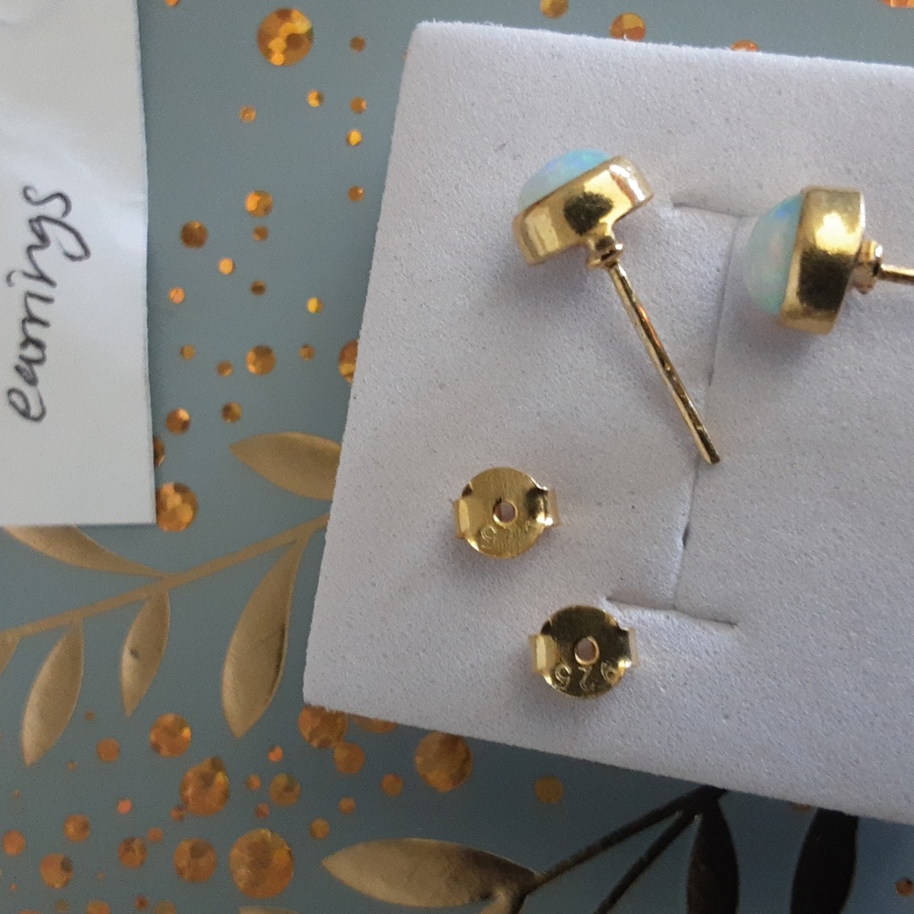 COPY - Welo opal earrings - Picture 6 of 7
